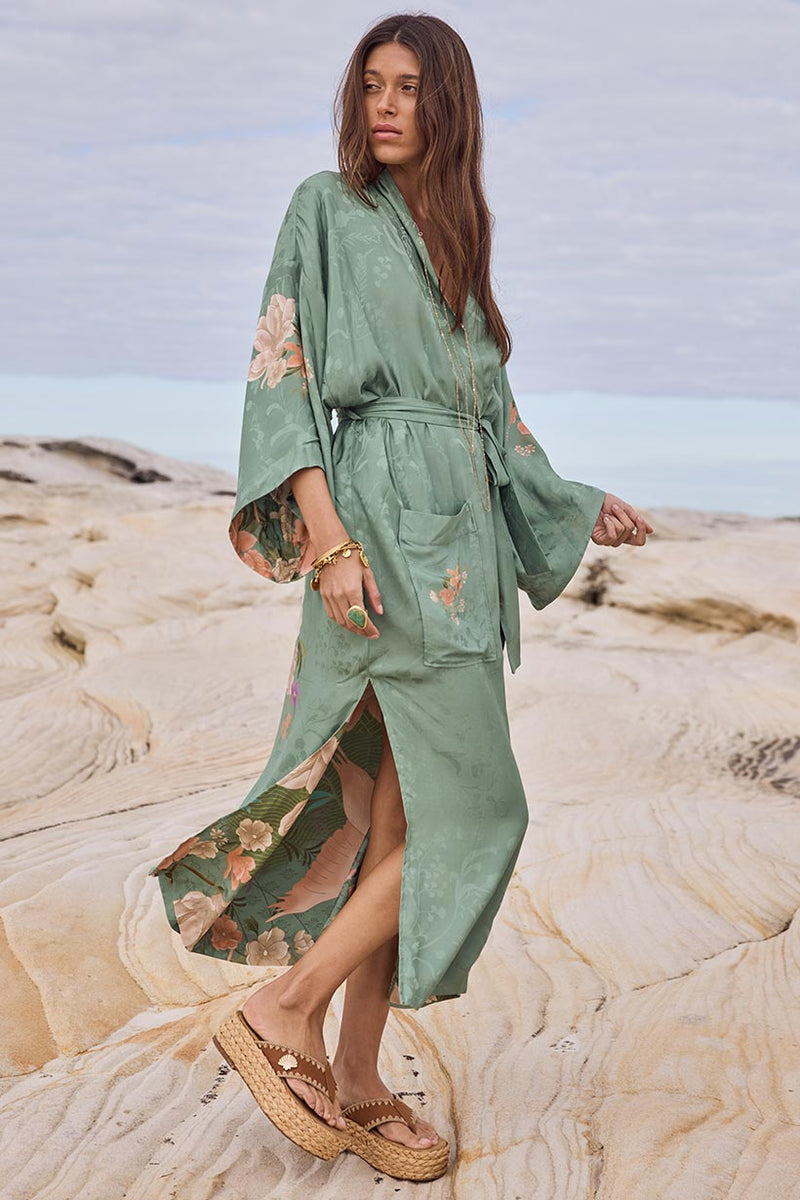 Floridian Reversible Robe Sage