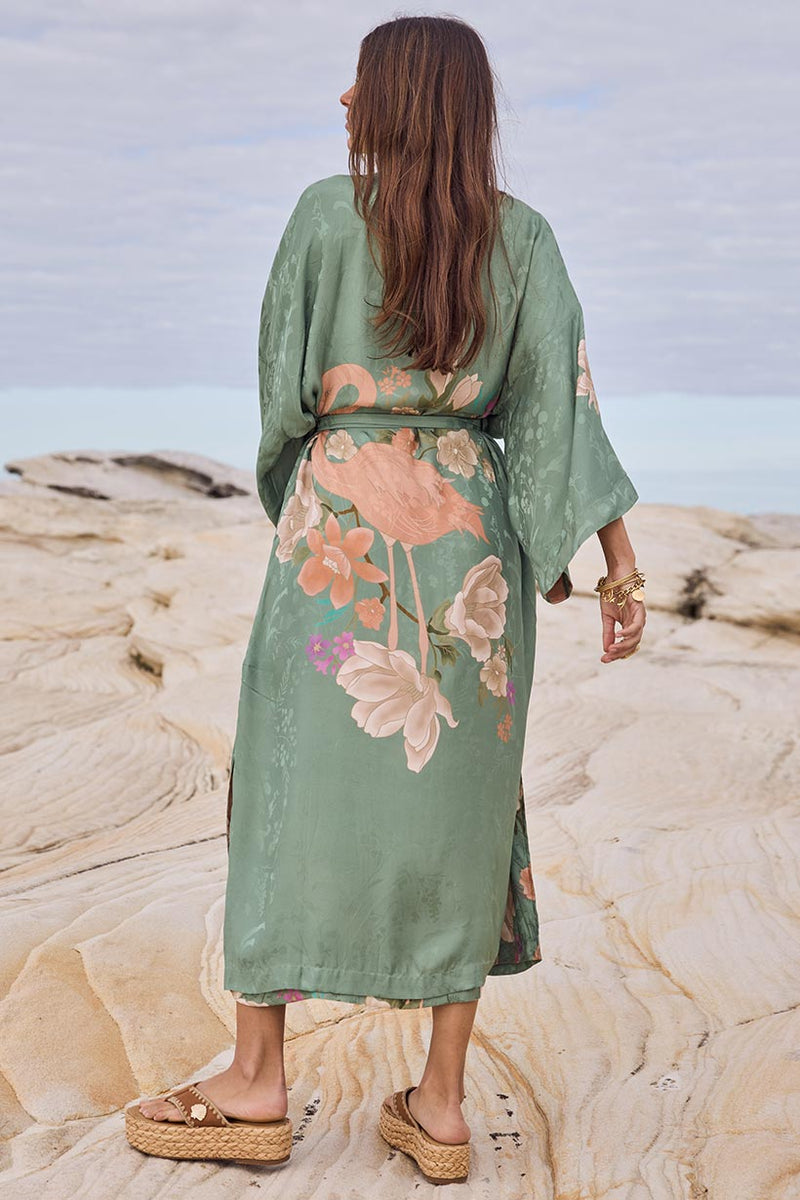 Floridian Reversible Robe Sage