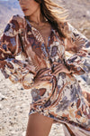 Volcano Goddess Gown Coconut