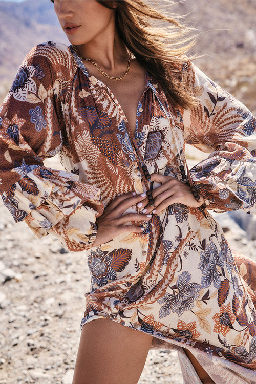 Volcano Goddess Gown Coconut