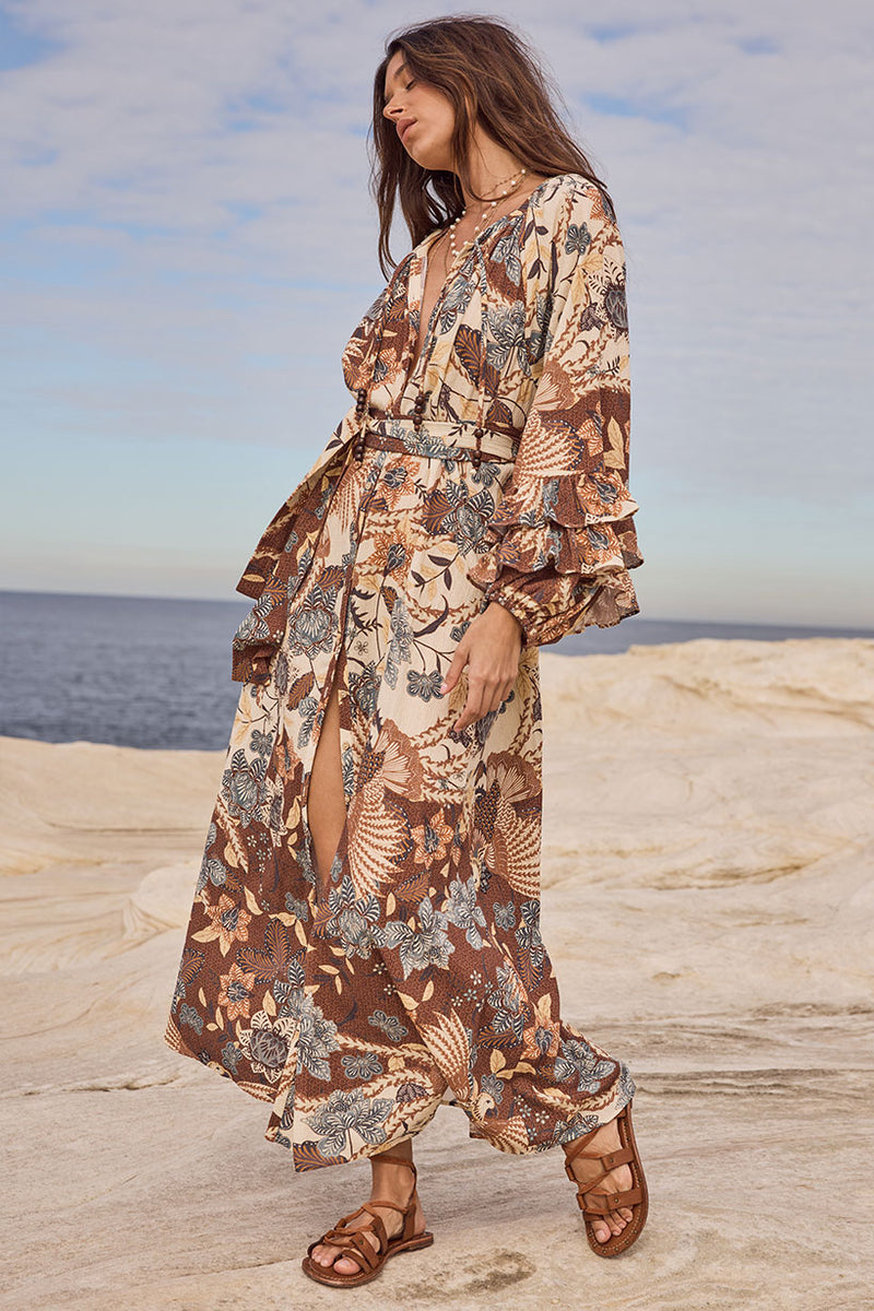 Volcano Goddess Gown Coconut