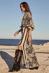 Volcano Goddess Kaftan Liquorice