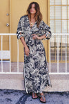 Volcano Goddess Kaftan Liquorice