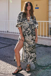 Volcano Goddess Kaftan Liquorice