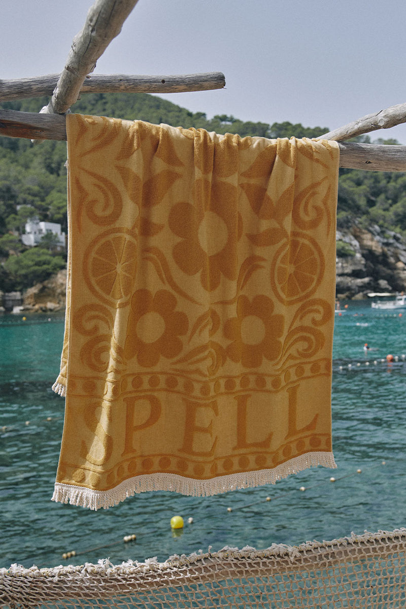 Pomelia Towel Mustard