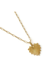 Queen Of Hearts Gold Necklace