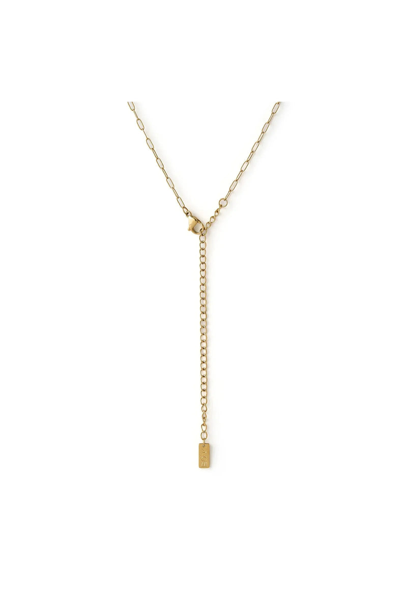 Queen Of Hearts Gold Necklace