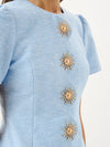 Helena Dress Bluebell