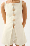 Estella Vest Ivory