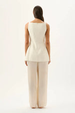 Estella Vest Ivory