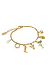 Rodeo Gold Charm Bracelet