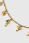 Rodeo Gold Charm Necklace