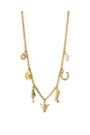 Rodeo Gold Charm Necklace