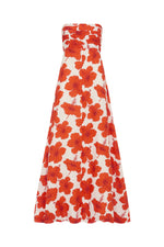 Primrose Dress Red Hibiscus