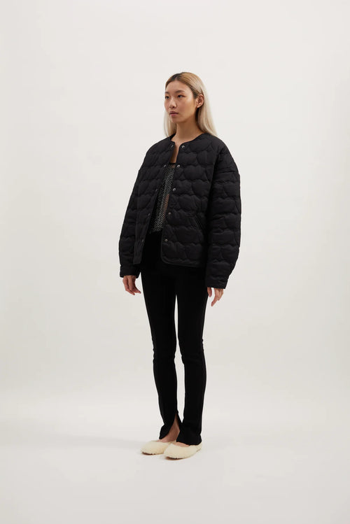 Ava Quilted Jacket Black