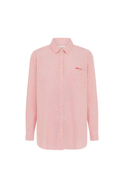 Franklin Shirt Cherry Stripe