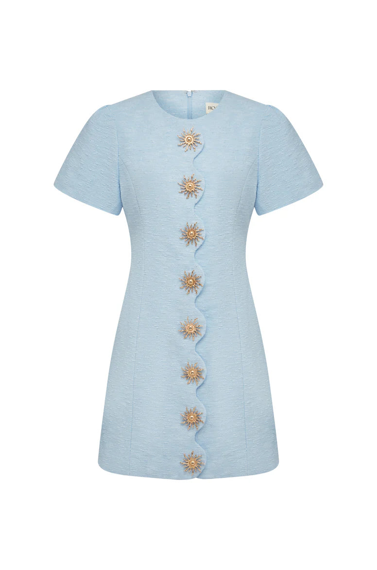 Helena Dress Bluebell