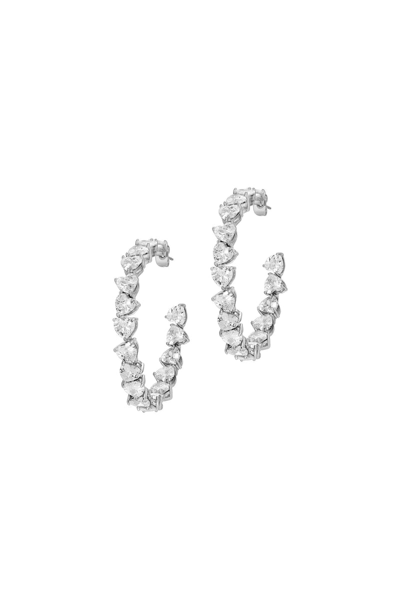 Rodeo Drive Earrings White Gold