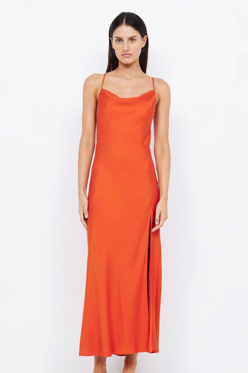 Ainsley Tie Maxi Dress Spice