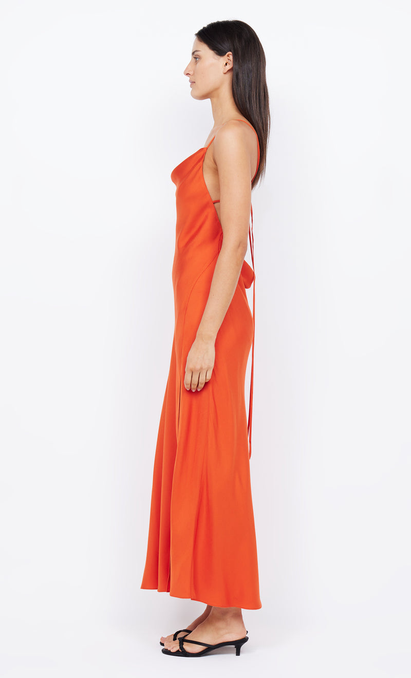 Ainsley Tie Maxi Dress Spice
