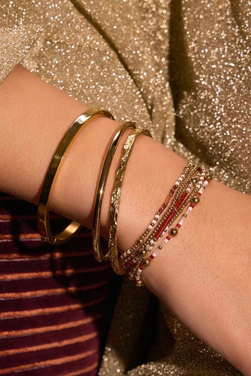 Nellie Bracelet Burgundy