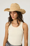 Sara Hat Natural Raffia