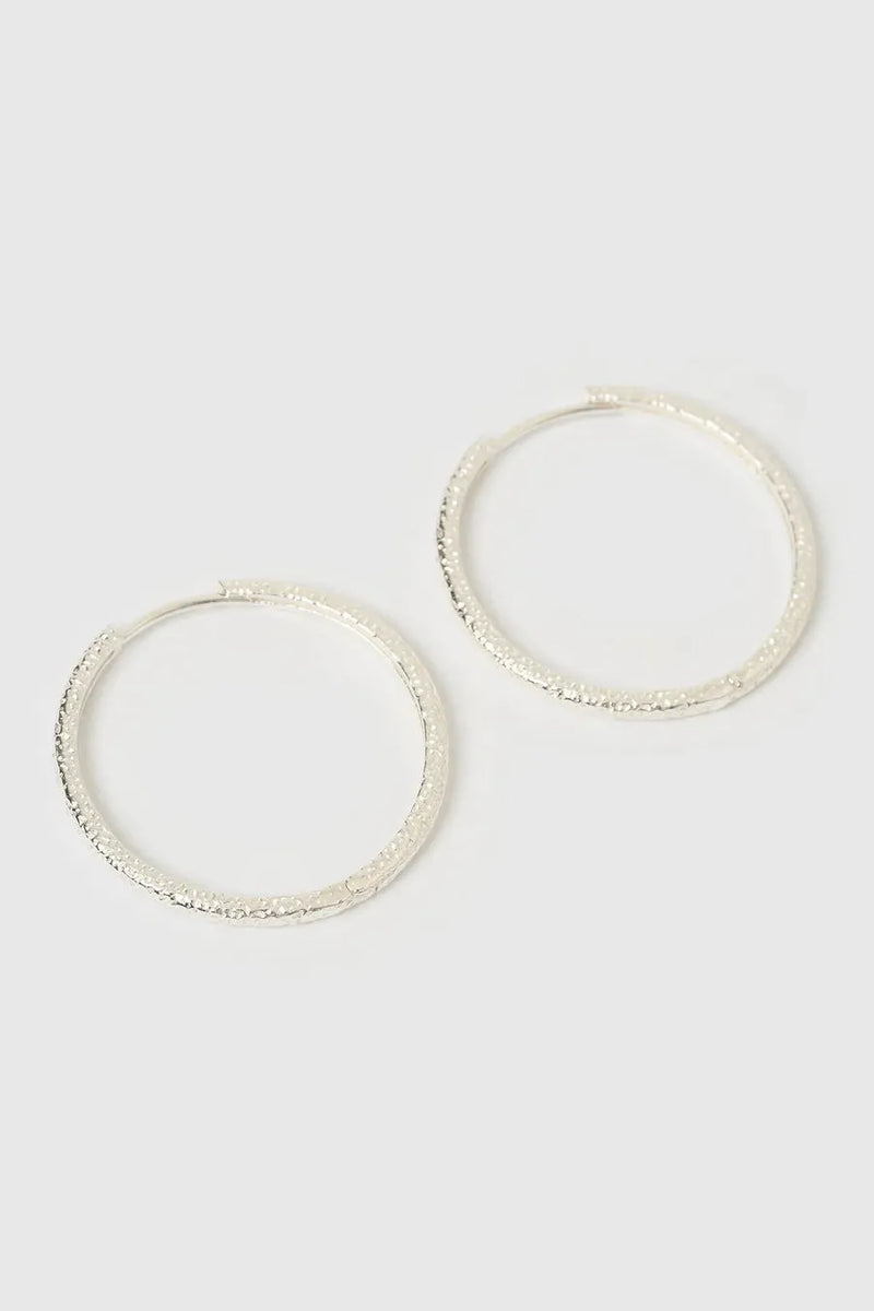Sebastian Silver Hoop Earrings