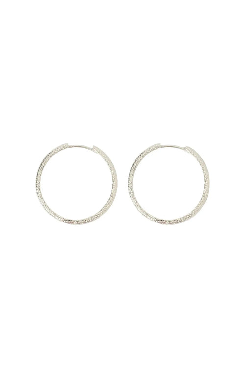 Sebastian Silver Hoop Earrings