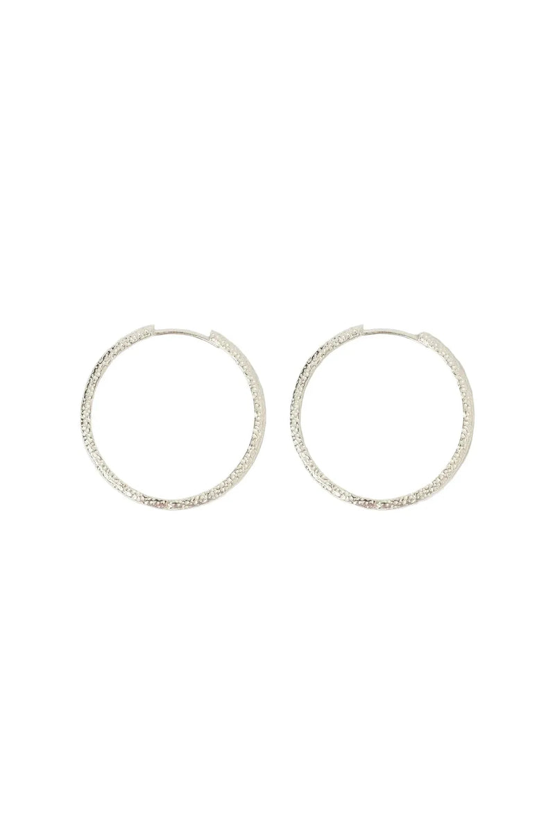 Sebastian Silver Hoop Earrings
