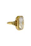 Simone Ring Crystal Gold