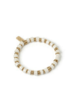 Skylar Ceramic and Gold Bracelet Vanilla