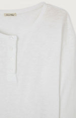 Sonoma Henley Collar Long Sleeve T-Shirt White