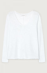 Sonoma 34 Long Sleeve V-Neck T-Shirt White