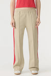 Twill Stripe Detail Pant Light Tan / Red