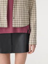 Cotton Check Western Shirt Taupe/Natural Check