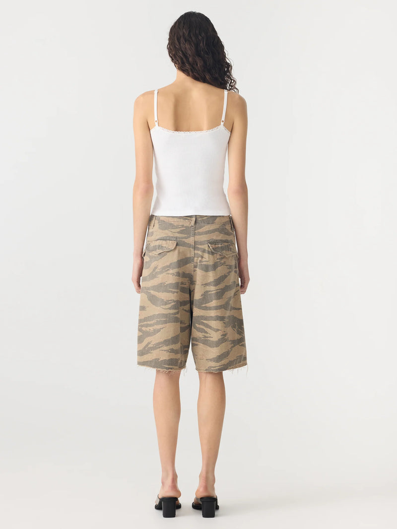 Lace Strap Soft Rib Tank White