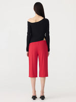 Off Shoulder Jersey Long Sleeve Top Black