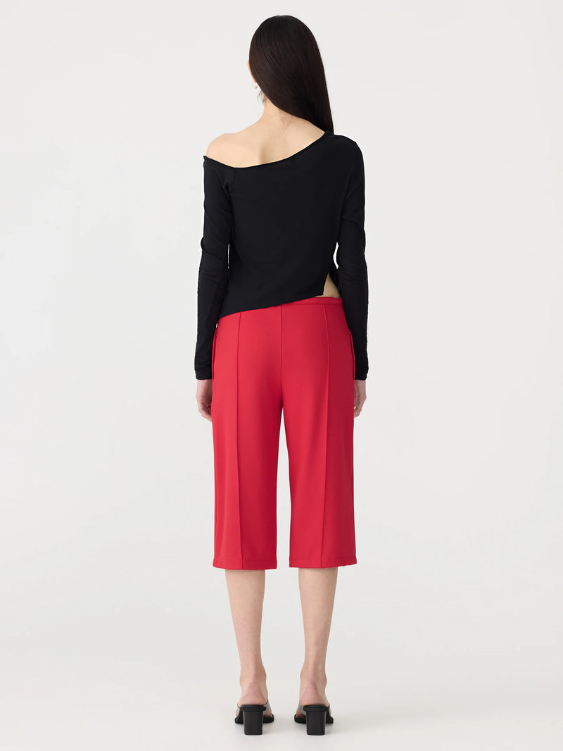 Off Shoulder Jersey Long Sleeve Top Black