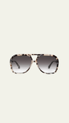 Bang Ivory Tort w. Rose Gold Metal Trim / Black Gradient Lens