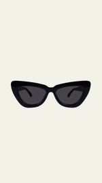 Lafayette Gloss Black w. Gold Metal / Black Lens