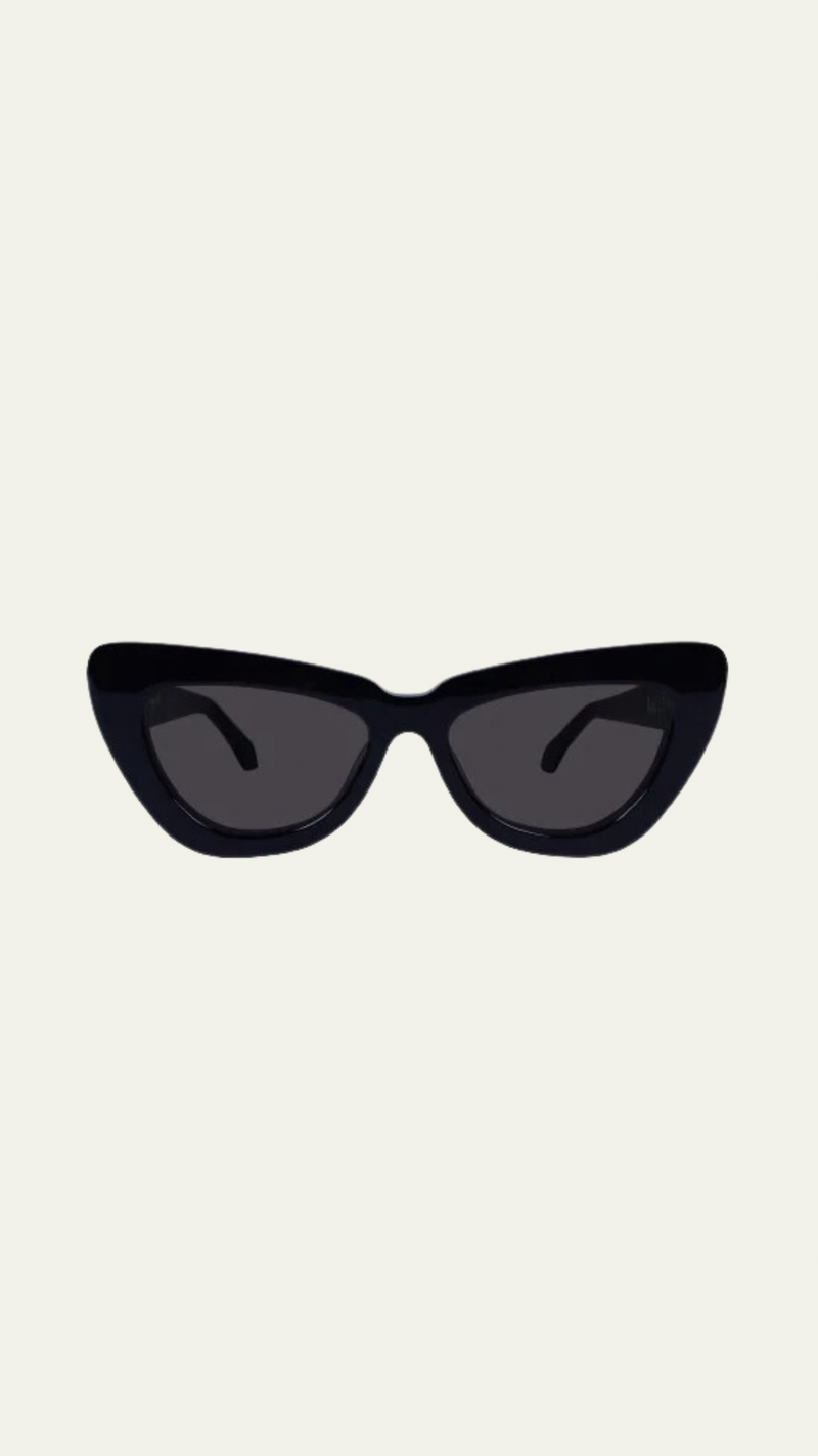 Lafayette Gloss Black w. Gold Metal / Black Lens