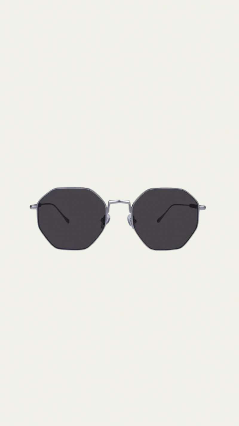Orb Matte Silver Japanese Titanium / Black Lens
