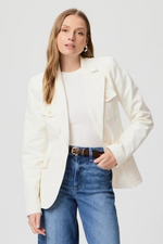 Romona Denim Blazer Pale Ivory