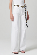 Annina High Rise Wide Leg 30" in Seashell