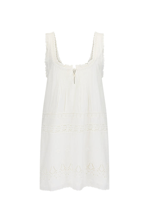 Maiden Lace Mini Dress Antique White