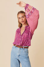 Sienna Blouse Fuchsia