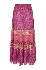 Sienna Maxi Skirt Fuchsia