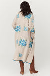 Coastal Granny Maxi Cardigan Cornflower