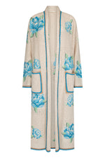 Coastal Granny Maxi Cardigan Cornflower