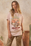 Coco Cantina Biker Tee Taupe